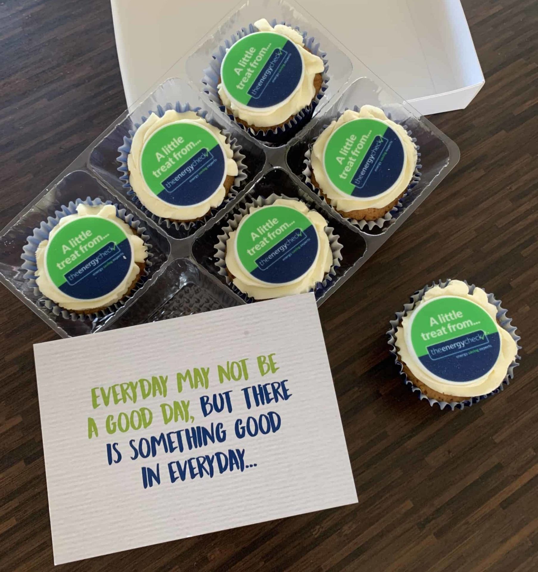 Bespoke delivered treats for The Energy Check Workforce